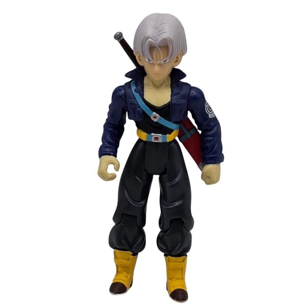 2000 Irwin Dragon Ball Z Future Trunks 4.5" Action Figure W/ Sword Very Good